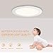 SAYHON 12W 6 inch Ultra Thin Led Recessed Ceiling Light with Junction Box,3000K Warm White Dimmable Low Profile Lighting Kit Downlight,100W Equivalent for Hallway/Home/Offices,Pack of 6