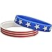 American Flag Patriotic Leggings and Bracelet Bundle