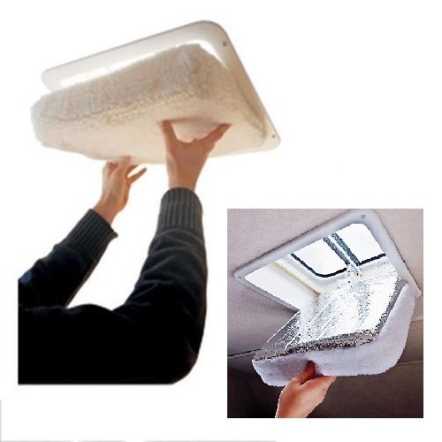 RV Insulation for vent 14" with Reflective surface blocks of sun's damaging rays - 1pk