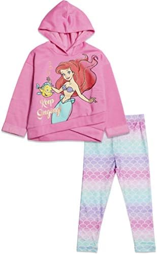 Disney Princesses Fleece Pullover Hooded Legging Set