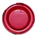 GREENENQI Anti-ant Pet Bows For Dogs Cats Round Plastic Water Food Feeder Dish Waterer (Yellow)