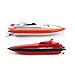 DeXop -Babrit F1 Works In Water RC Boat Remote Control Boat-Red