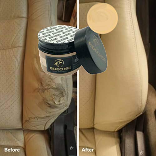 Samoii Leather Repair Cream, Color Repair Paste Recoloring Balm Conditioner Shoe Cream Leather Polish Coloring Agent Stain Wax Best for Leather[Shipping from USA]