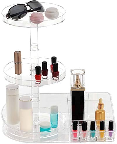 Miss Sweet Makeup Organizer Cosmetic Storage Adjustable 360-Degree Rotating (Sweet 3)