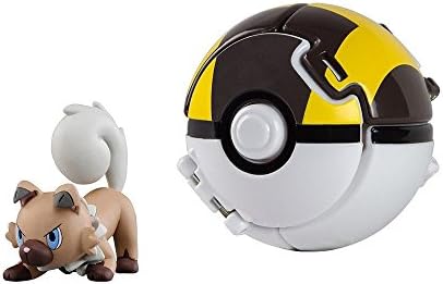 PKMN Pokemon Throw 'N' Pop Ultra Ball - Rockruff (Dispatched From UK)