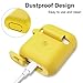 Newest 2019 AirPods Case,Full Protective Silicone AirPods Accessories Cover Compatiable with Apple AirPods Wireless Charging Case[Front LED Visible]-Yellowthumb 1