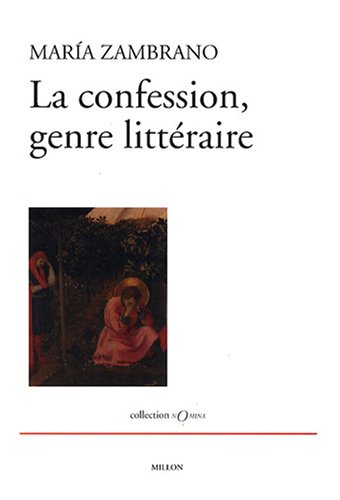La  confession, genre littéraire