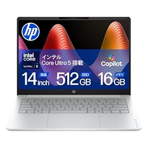 HP ノートパソコン OmniBook 3 14-ht インテル Core Ultra 5 プロセッサー 225U 16GBメモリ 512GB SSD
