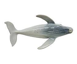 WitnyStore Tiny 2⅞" Long Grey Humpback Whale