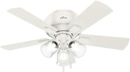 Hunter 52152 Transitional 42 Ceiling Fan From Crestfield