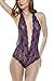 Avidlove Women Lingerie One Piece Chemises Lace Babydoll Halter Bodysuit