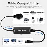 VIXLW SCART to HDMI Converter Cable 720p/1080p Adapter for TV Monitor view 2