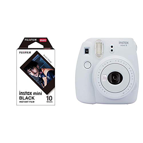 Fujifilm 16537043 Instax Mini Color Frame Développement instantané Noir & - Instax Mini 9 - smoky white - appareil seul
