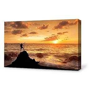 for Living Room Bedroom Home Artwork Paintings Charming Sunset