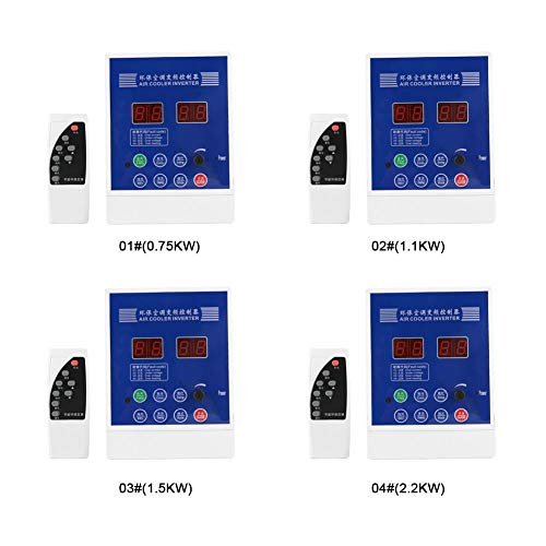 VFD Variable Adjustable-Frequency Drive Motor Speed Controller with Remote Control for Air Cooler AC380V(0.75KW) - Thumbnail 2