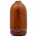 Bymie Real Wood Essential Oil Diffuser, Ultrasonic Aromatherapy Diffuser with LED Lighting, Adjustable Mist Mode & Waterless Auto Shut Off