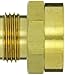 Moon 357-1010751 Brass Fire Hose Adapter, Nipple, 1