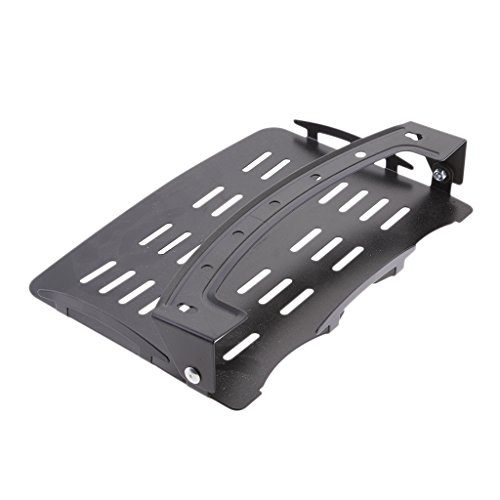 image for MagiDeal Wall Mount Above Below Under TV Steel Bracket Component Shelf