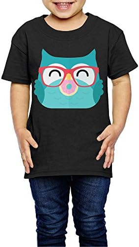 TmgzBr Owl Have A Donut For 2-6 Girls&amp;Boys T-shirts 5-6 Toddler Black