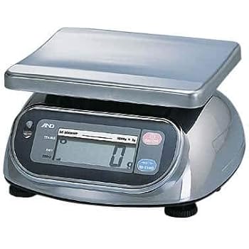Amazon.com: A&D Weighing SJ-12KHS Digital Portion Scale, 12kg x 0.005kg