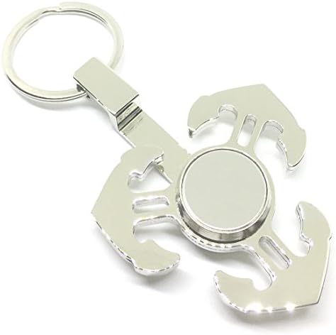 Spinner Keychain Toy Spin up to 3 Min for Stress Relief, ADHD and Anxiety