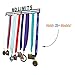 FitGoalz Custom Medal Holder Running Medal Hanger Display - Race Medal Display Rack Award Wall Display for Marathon Runner Wrestling Girls Gymnastics Ribbon Sport Metal Holder for Awards Display - NL