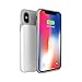 Anjoron Slim Battery Case for iPhone X 3200mAh Power Bank Rechargeable Charger Case for iPhone X 5.8