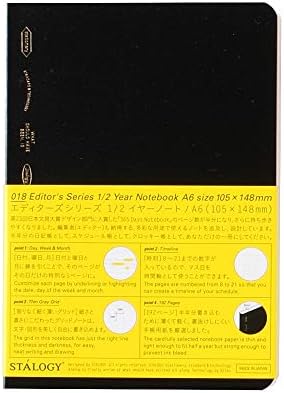 007  ノータイムトゥダイ　A5ノート Amazon.com: Nitoms S4101 STALOGY Notebook, A5, Squared, 365 Days
