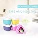 HAL Silicone Travel Containers, Pill Case or Cosmetic Case With Sealed Lids Pack of 4, 30ml Soft Silicone - BPA Free, Great for Home and Outdoor
