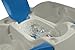 Sun Dolphin Sun Slider Adjustable 5 Seat Pedal Boat With Stainless Steel Package (Cream/Blue)