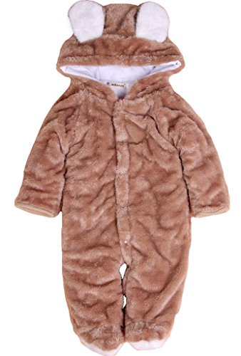 Unisex Baby Boys girls Infant Winter Snuggly Bunny Bunting Romper Snowsuit