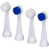 Cybersonic 3 Deluxe Large Replacement Brush Heads, 4 Pack, Compatible With All Cybersonic Electric Toothbrushes