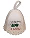 Russian White Wool Hat for Sauna Banya Bath House 