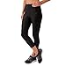 RBX Active Women's Body Contouring High Waisted Crop Capri Compression Leggings