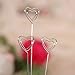 Tinksky Picture Stand-4 Clip Heart Photo Holder Card Note Memo Clip Tree Place Cards Holder