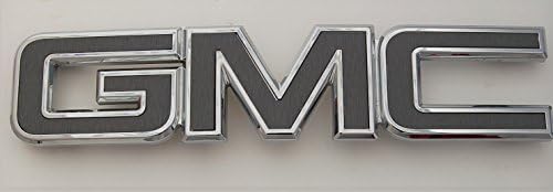 2016 - 2017 GMC Sierra 1500 Brushed silver vinyl billet aluminum red letter replacements