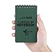 Aketek Set of 5 Green Waterproof/All Weather/Shower/Aqua Notes/Notepad/Notebook