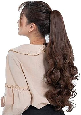 Aellyy Horsetail Realistic Wig Piece With And Long Curly Hair Tied