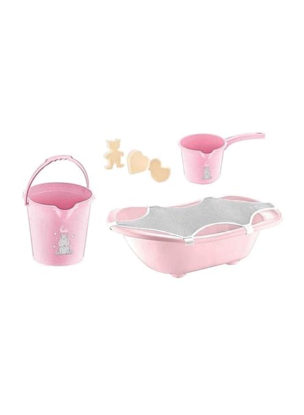 Baignoire Avec Vidange Seau Deau 5 Pieces Citerne Eponge De Bain Rose Babyjem Set De Bain Pour Bebe Et Nouveau Ne Baignoires Et Sieges De Bain Bebe Puericulture Tnabollywood In