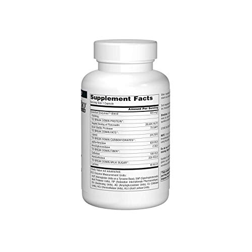 Source Naturals Essential Enzymes 500mg BioAligned Multiple Enzyme