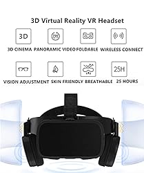 3D Virtual Reality VR Headset with Wireless Remote