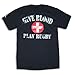 DISTRESSED GIVE BLOOD T BLACK LARGE