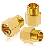 Gsinodrs 3PCS Brass Pipe Fitting, 1/2" Female x