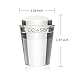 CICI&SISI Clear Nail Art Stamper with Scraper Acrylic Handle with 2 Pieces 1.18 inch Silicone Head