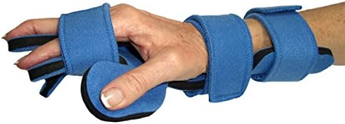 Dennis Stubblefield Sales DSS Comfyprene Hand/Wrist Separate Finger Orthosis Adult (Right, Light Blue) by DSS