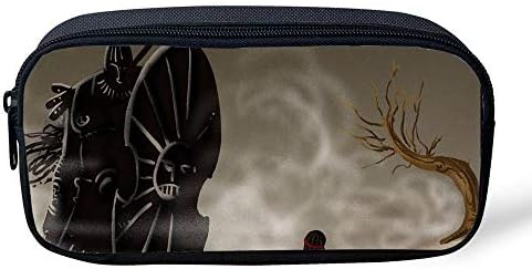 HelloPnR Pencil Case Big Capacity David and Goliath Pencil Bag Makeup Pen Pouch Durable Students Stationery with Zipper Pen Holder for School/Office