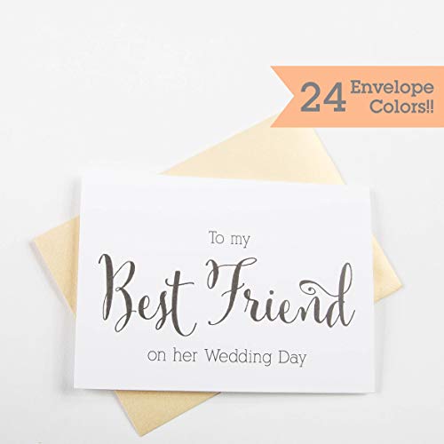 Amazon Com Wedding Card To The Bride Best Friend Bride Card