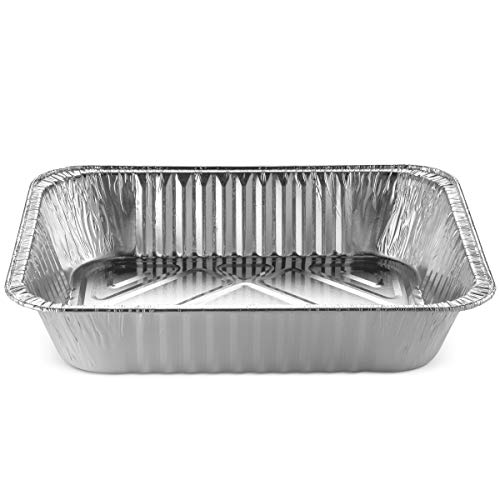 NYHI 9 x 13 ” Aluminum Foil Pans (30 Pack) Durable Disposable Grill