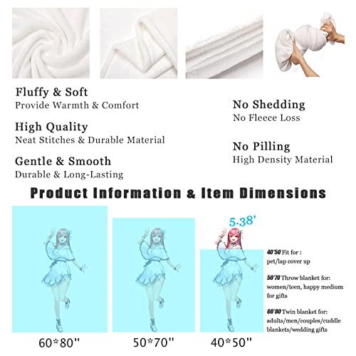 itakkaito Home Plush Fleece Throw Soft & Cozy