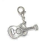 Pro Jewelry Dangling "Acoustic Guitar" Clip-on Bead